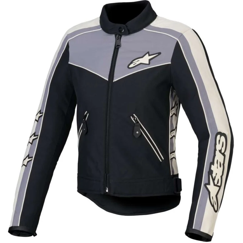 Alpinestars STELLA T-DYNO WR Women's Fabric Motorcycle Jacket Dark Black Grey Reso Gratuito