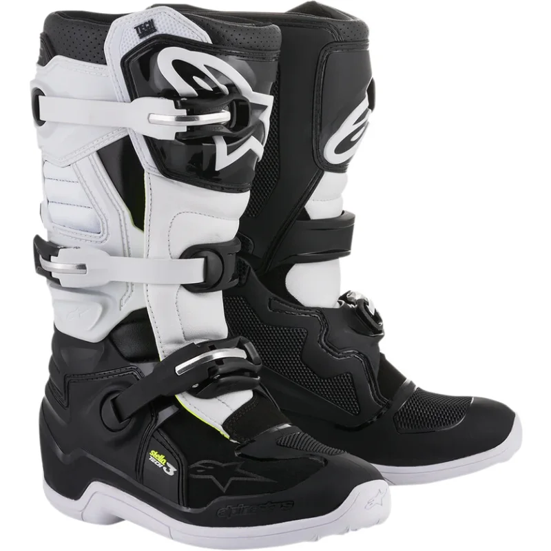 Professionale Alpinestars STELLA TECH 3 Women's Cross Enduro Motorcycle Boots Black White