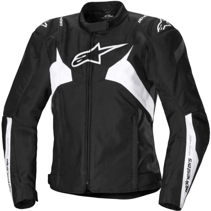Ultimissimo Modello Alpinestars STELLA T-JAWS V4 WP Women's Fabric Motorcycle Jacket Black White