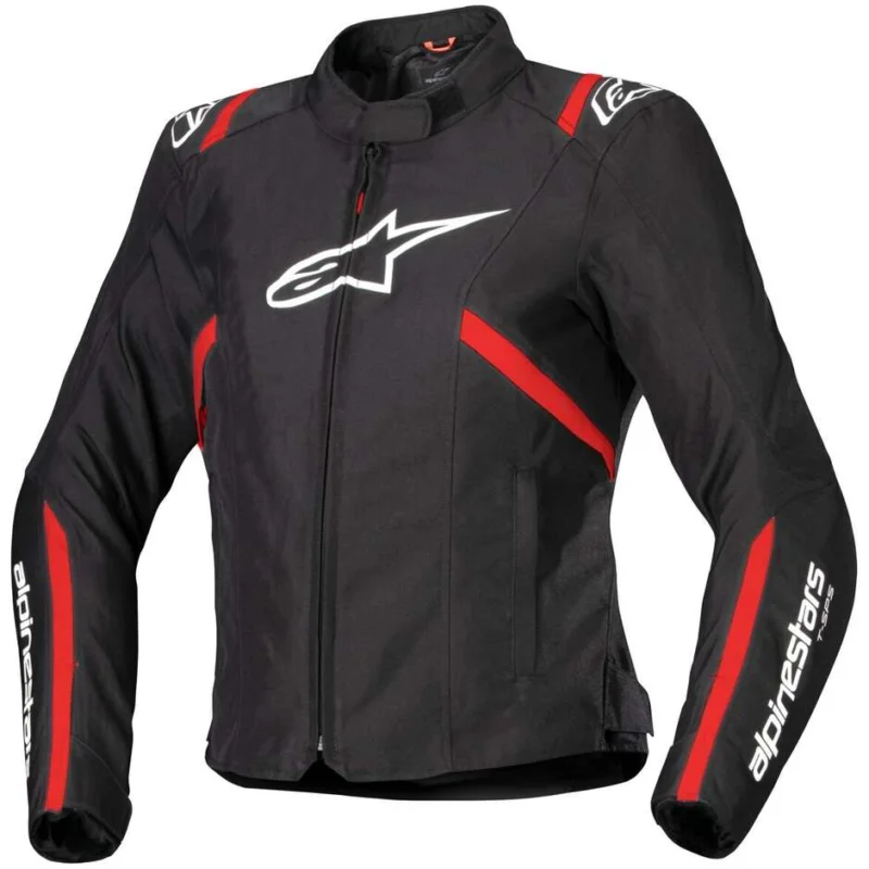 Alpinestars STELLA T-SPS V2 WP Women's Fabric Motorcycle Jacket Black White Fluorescent Red Più Venduto