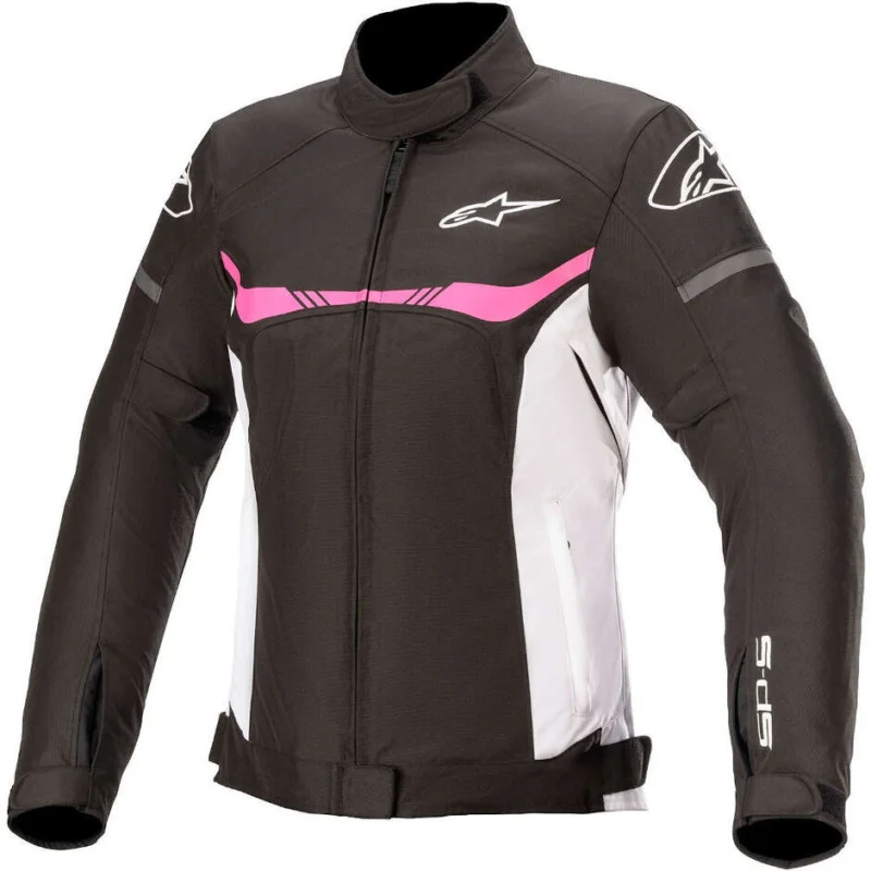 Alpinestars STELLA T-SP S Waterproof Women's Motorcycle Jacket Fuchsia White Black Promo Stagionale