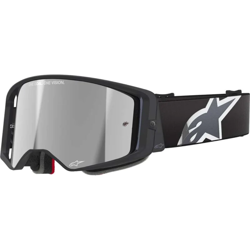 Alpinestars SUPERTECH CORP Helmet Mask Black Grey Mirror Silver Prezzo Di Fabbrica
