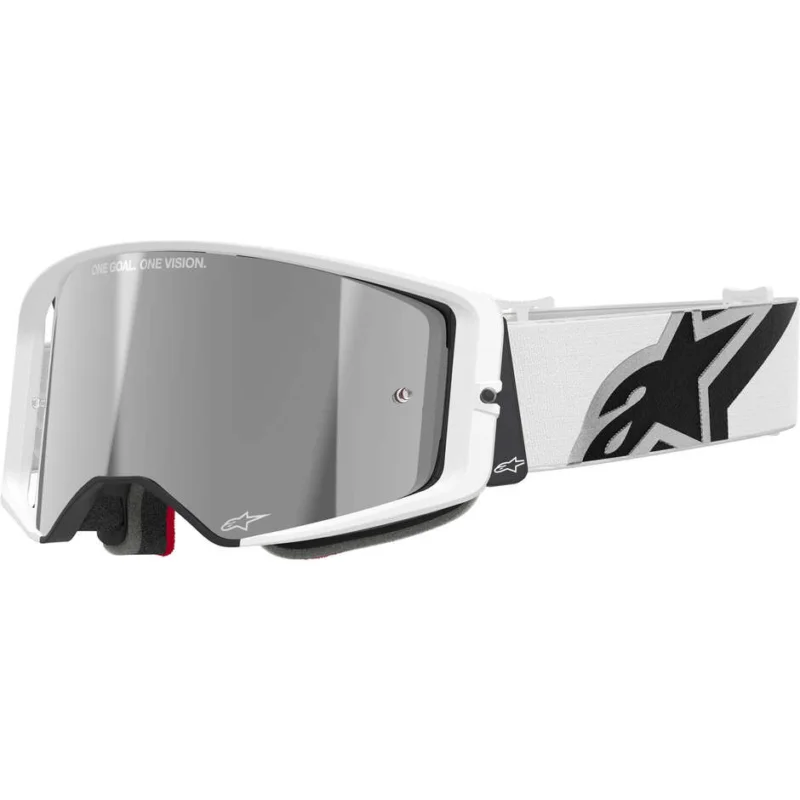 Affare Alpinestars SUPERTECH CORP Helmet Mask White Mirror Silver
