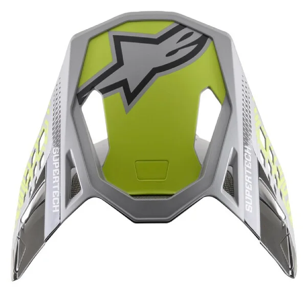 Affare Alpinestars Supertech M8 Triple Helmet Visor Silver Black Fluorescent Yellow M&G