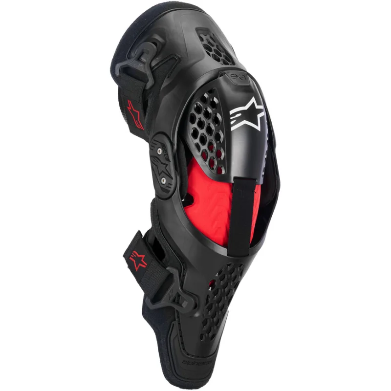 Alpinestars SX-1 PLASMA Cross Enduro Knee Protector Black Red Grey Nuovo Arrivo