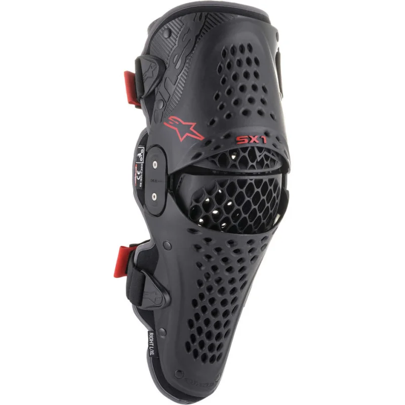 Promozione Alpinestars SX-1 V2 KNEE Cross Enduro Motorcycle Knee Pads Black