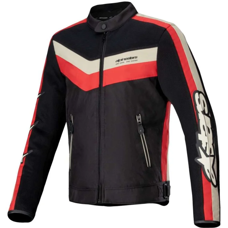 Compra Adesso Alpinestars T-DYNO AIR Summer Motorcycle Jacket Black Bright Red