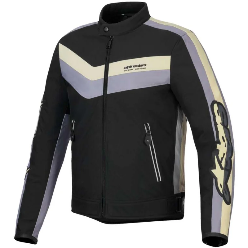 Quantità Limitata Alpinestars T-DYNO WR Fabric Motorcycle Jacket Dark Black Grey