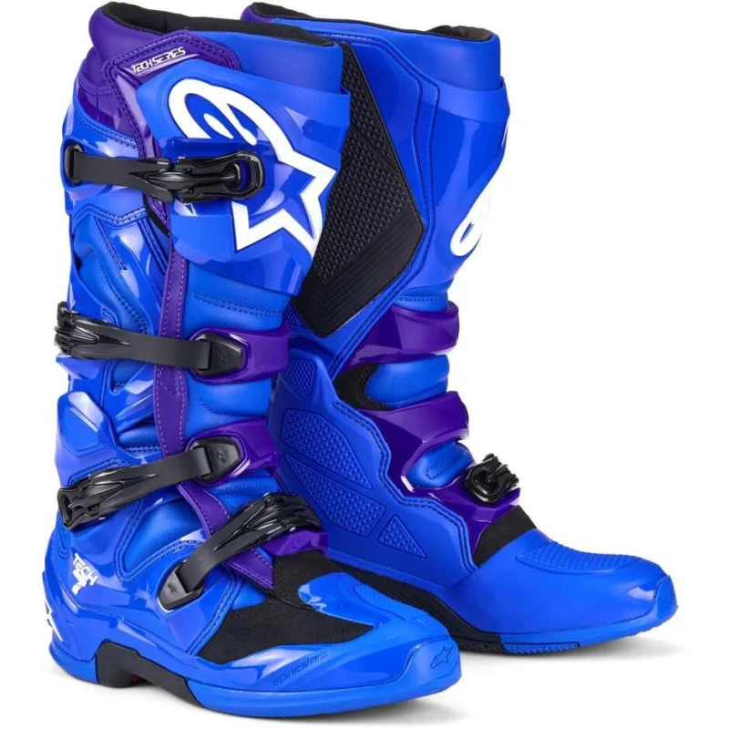 Professionale Alpinestars TECH 7 Blue Motorcycle Cross Enduro Boots