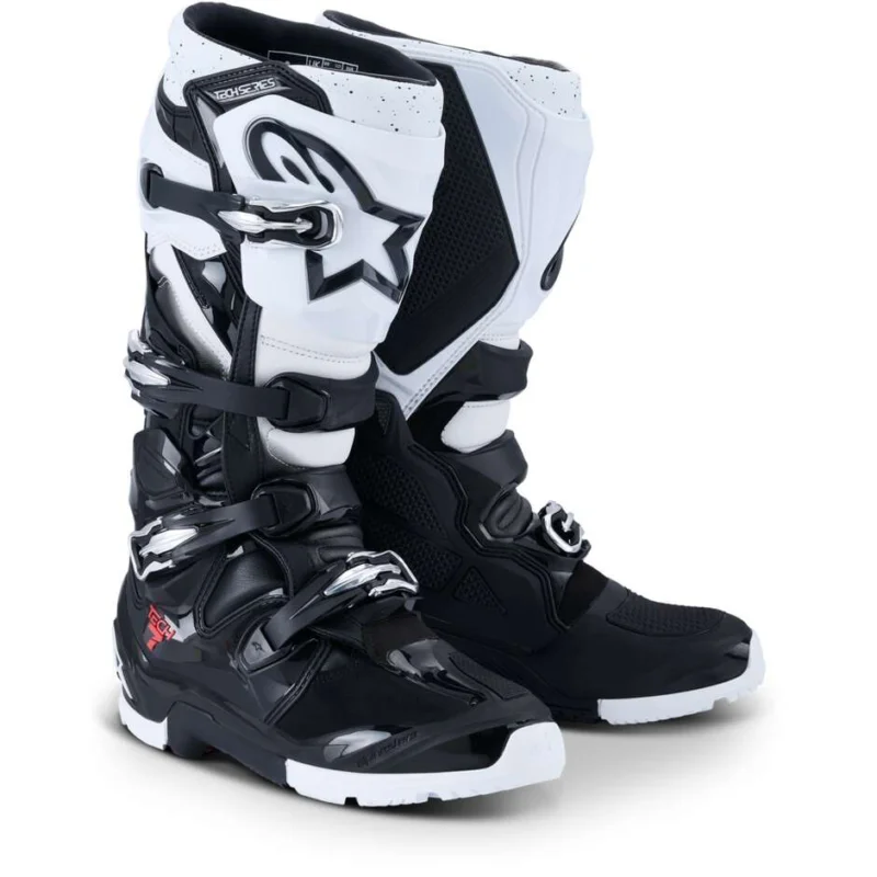 Alpinestars TECH 7 ENDURO Motocross Enduro Boots Black White Ultima Occasione