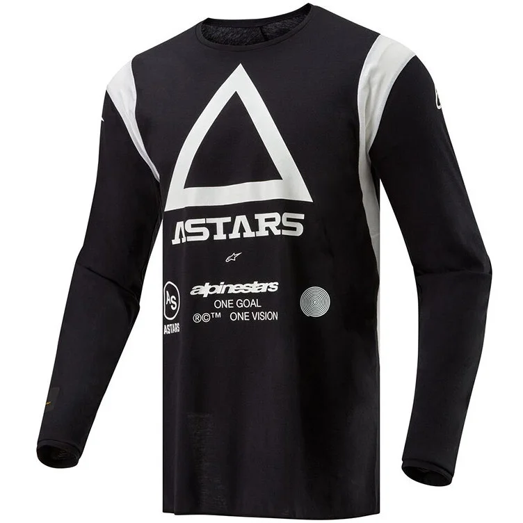 Alpinestars TECHDURA Black Off-Road Enduro Motorcycle Jersey Spedizione Espresso