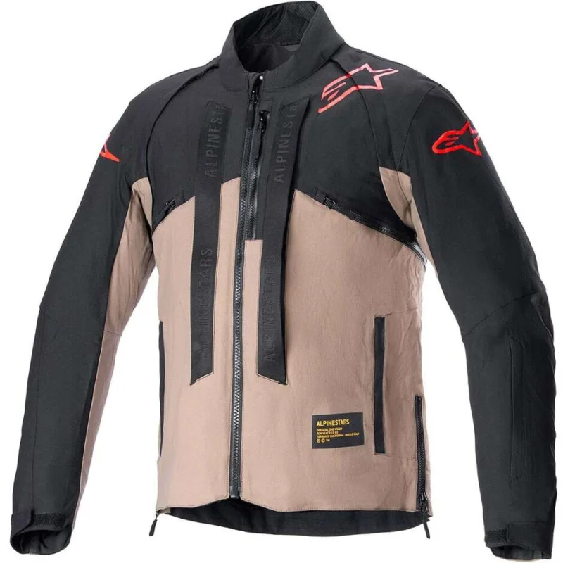 Prezzo Conveniente Alpinestars TECHDURA Off-Road Enduro Motorcycle Jacket Black Falcon Brown