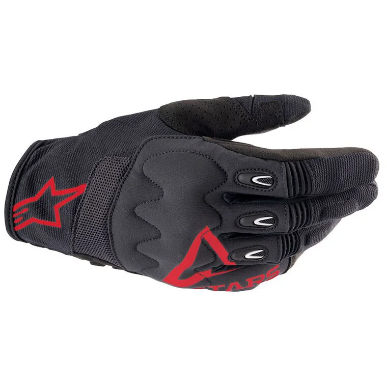 Offerta Speciale Alpinestars TECHDURA Red Black Motorcycle Cross Enduro Gloves