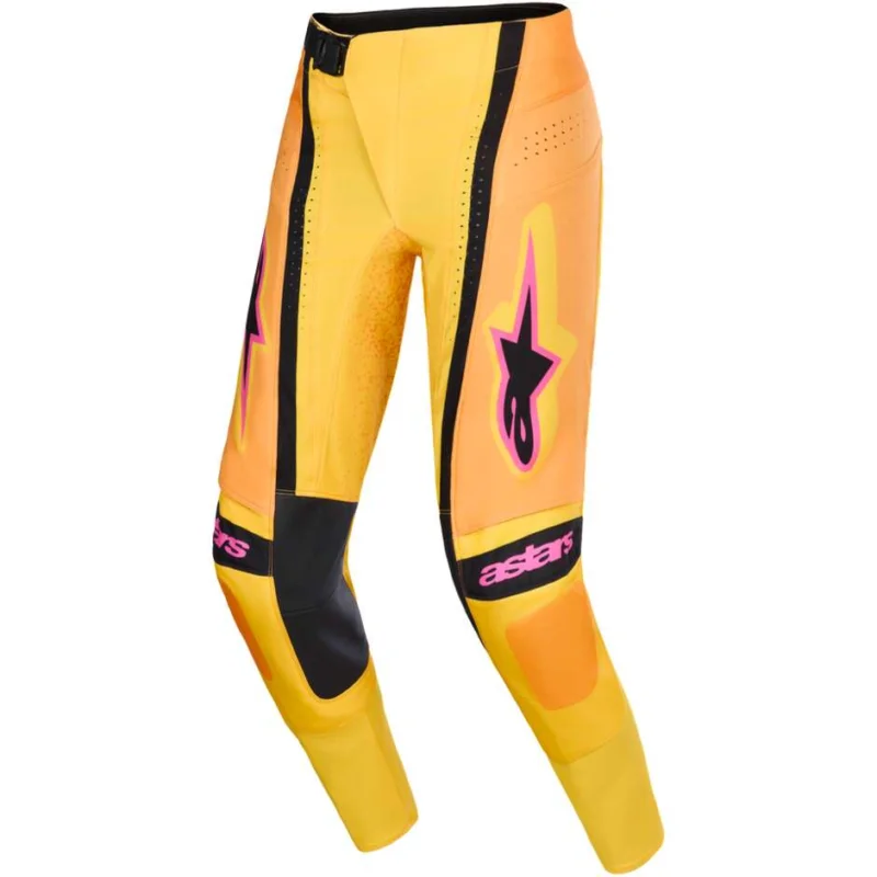 Alpinestars TECHSTAR NOMUR Motocross Enduro Pants Orange Yellow Pink A Buon Prezzo