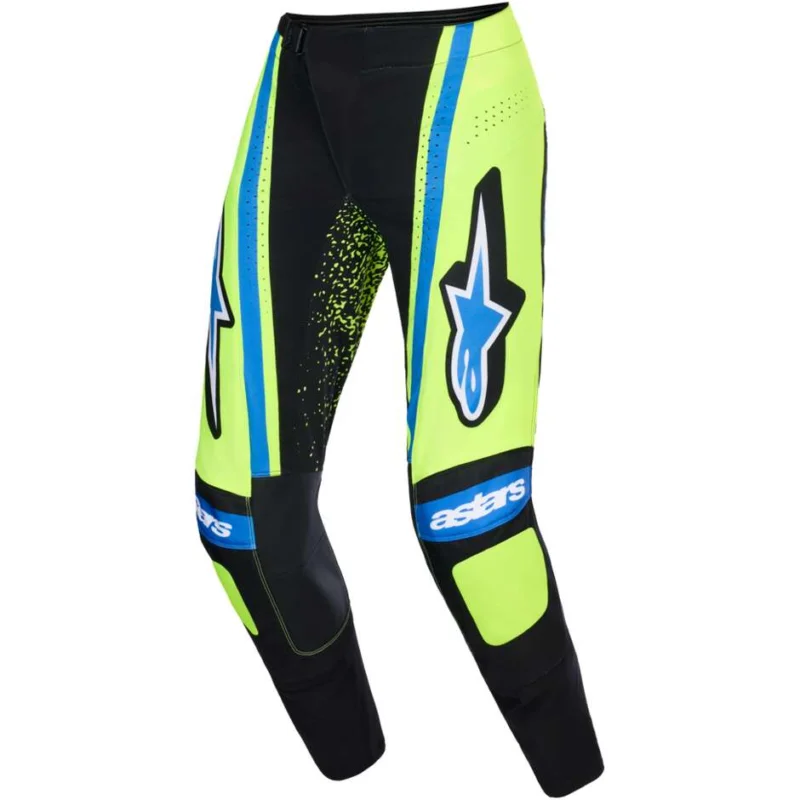 Alpinestars TECHSTAR NOMUR Navy Blue Fluorescent Yellow Cross Enduro Pants Spedizione Espresso