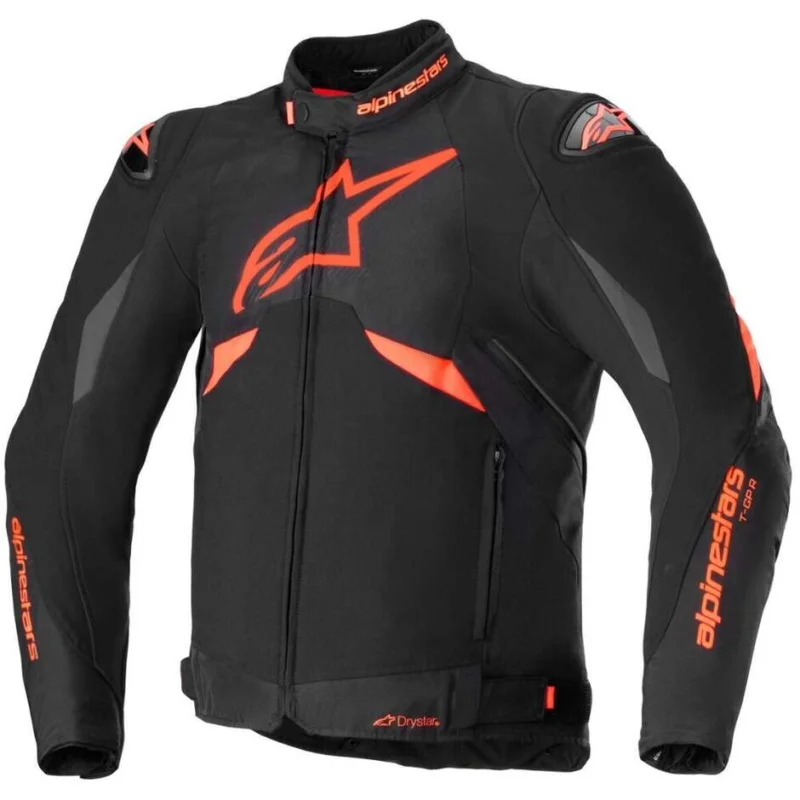 Solo Oggi Alpinestars T-GP R V3 DRYSTAR Motorcycle Jacket Fluo White Red Black