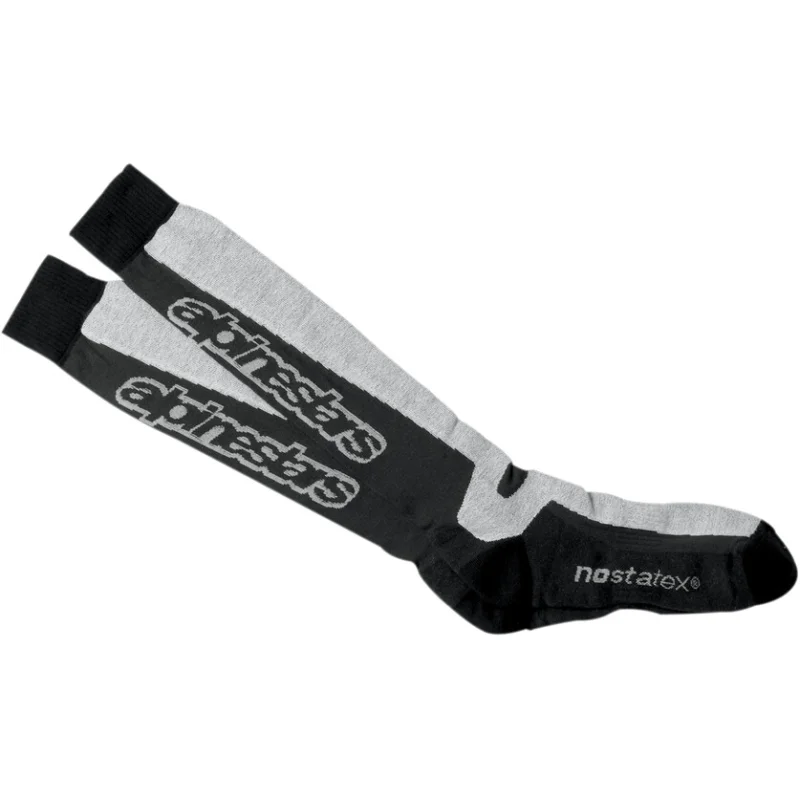 Nuova Collezione Alpinestars THERMAL TECH SOCKS Motorcycle Socks Gray Black