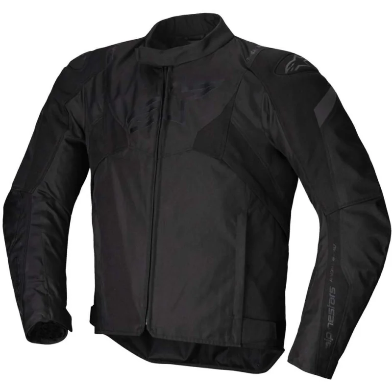 Prezzo Conveniente Alpinestars T-JAWS V4 WP Fabric Motorcycle Jacket Black Black