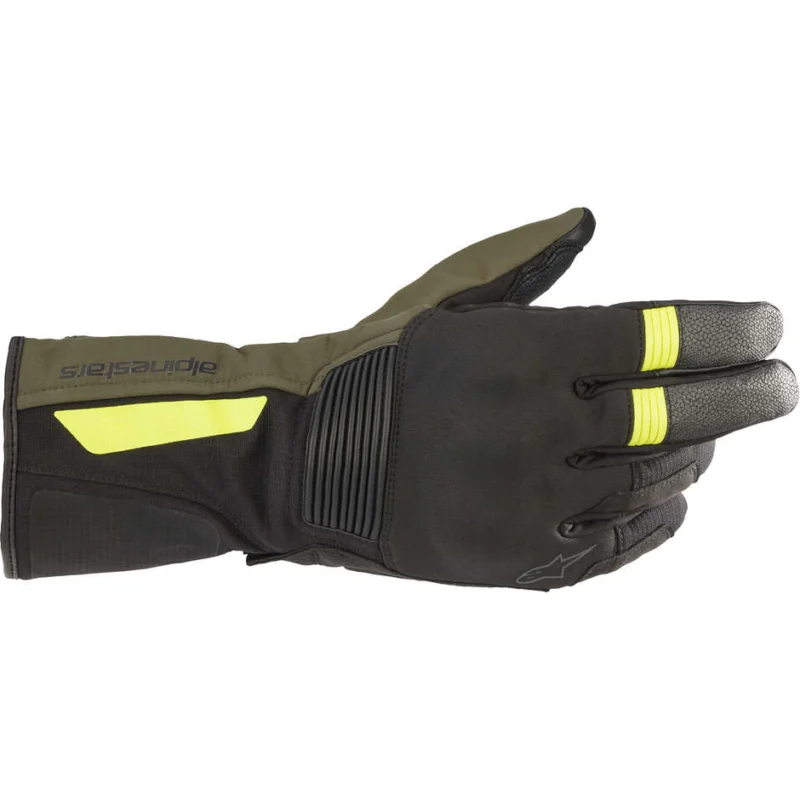 Compra Adesso Alpinestars Touring Motorcycle Gloves DENALI AEROGEL DRYSTAR Black Forest Yellow Fluo