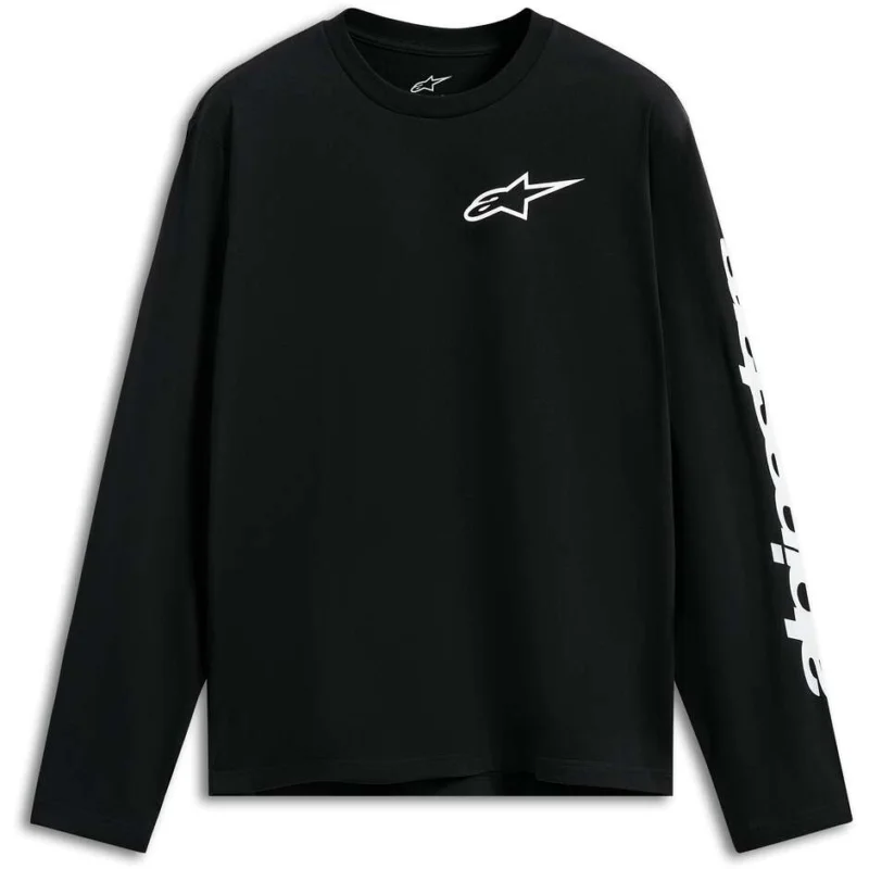 Spedito Oggi Alpinestars TRACKSIDE LS CSF Jersey Black/White