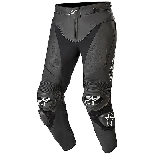 Alpinestars TRACK v2 Racing Leather Motorcycle Pants Black Ultime Pezzi