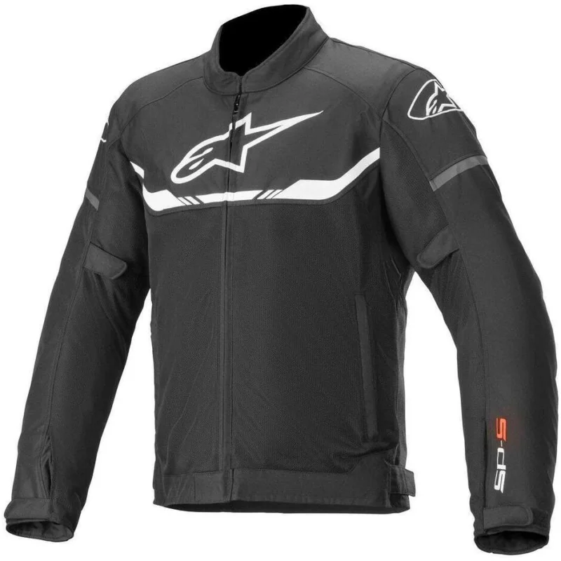 Scelto Dai Clienti Alpinestars T-SPS AIR JACKET Perforated Motorcycle Jacket Black White