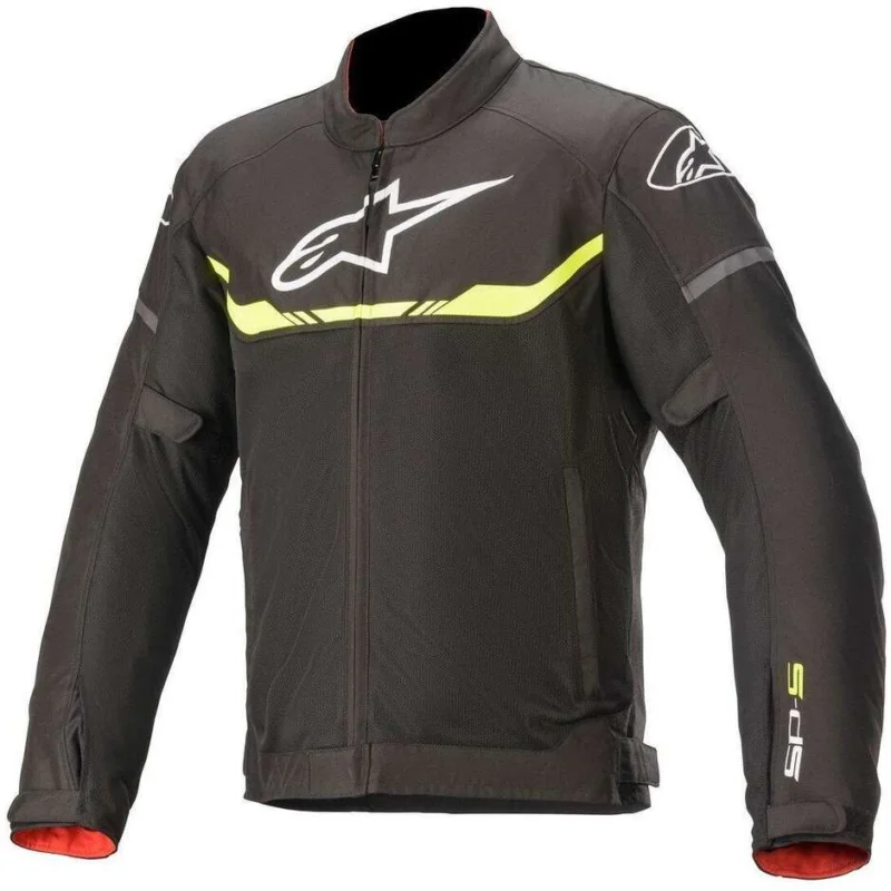 Subito Disponibile Alpinestars T-SPS AIR Perforated Motorcycle Jacket Fluo Yellow Black