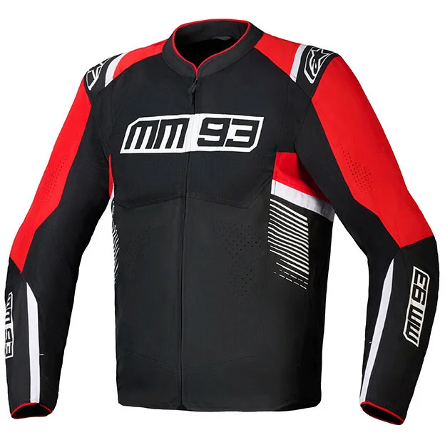 Alpinestars T-SPS AIR V2 MM93 Summer Motorcycle Jacket Black Red White Offerta Lampo