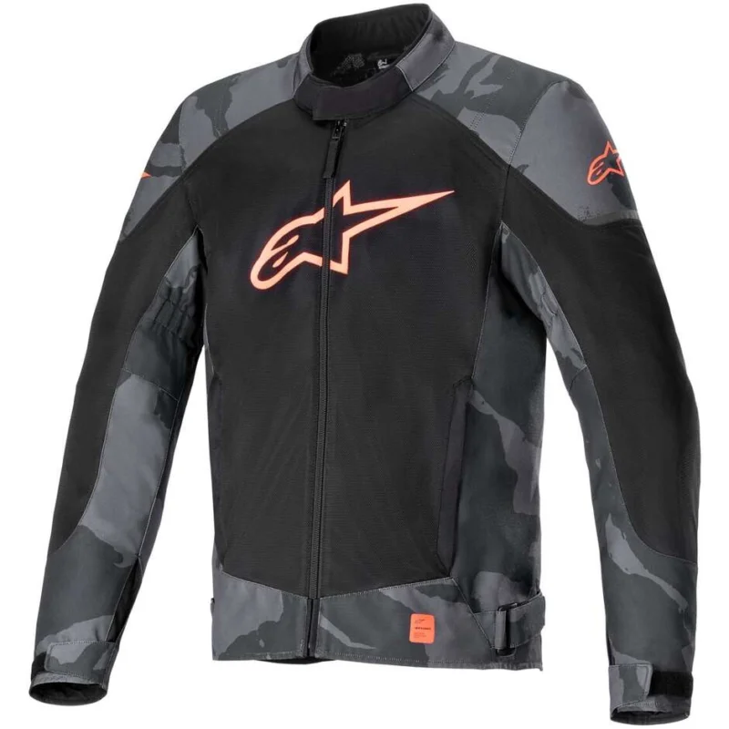 Alpinestars T SP X SUPERAIR Summer Motorcycle Jacket Grey Camo Red Fluo Prezzo Ridotto