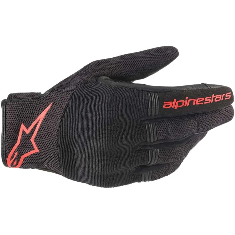 Professionale Alpinestars Urban Motorcycle Gloves COPPER Fabric Black Red Fluo