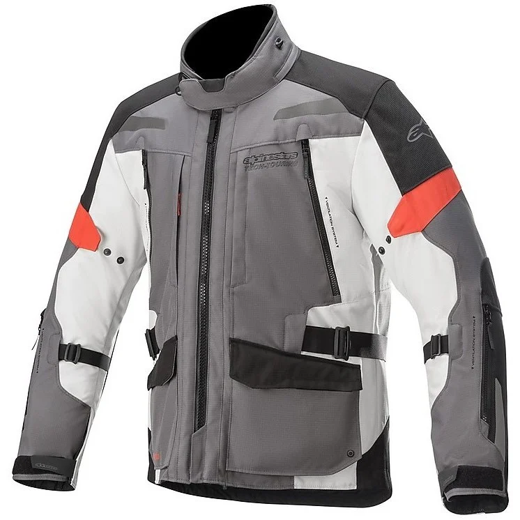 Alpinestars VALPARAISO v3 Drystar Gray Motorcycle Fabric Jacket Miglior Prezzo