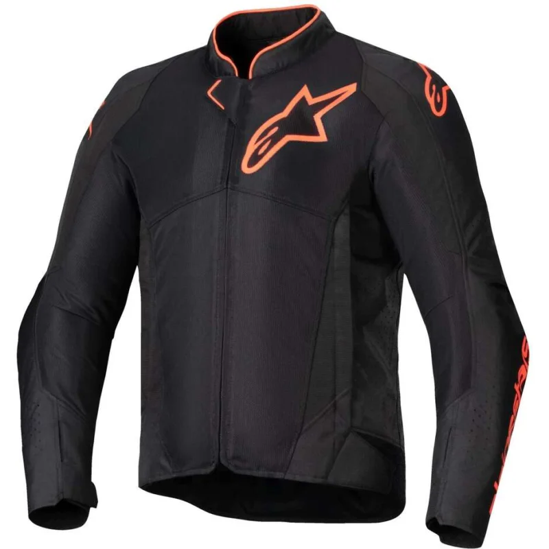 Esclusivo Alpinestars VIPER AIR V4 Summer Motorcycle Jacket Black Fluorescent Red
