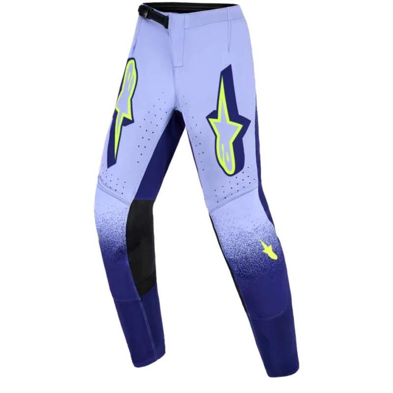 Vendita Finale Alpinestars Youth Supertech Scenz Kids' Cross Enduro Motorcycle Pants Purple Fluo Yellow