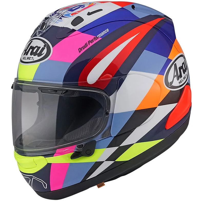 Acquista Ora Arai RX-7V Evo Misano World Circuit Full Face Motorcycle Helmet