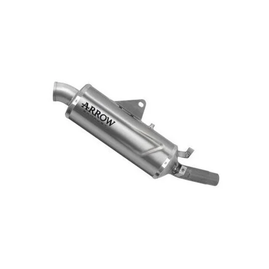 A Buon Prezzo Arrow Indy Race EVO aluminum exhaust with stainless steel end cap for Ducati Desert X 950 (22-24)