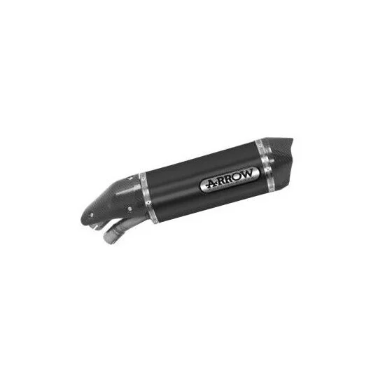 Spedizione Espresso Arrow Race-Tech Dark Aluminum Exhaust with Carby End Cap for BMW S 1000 XR (15-19)