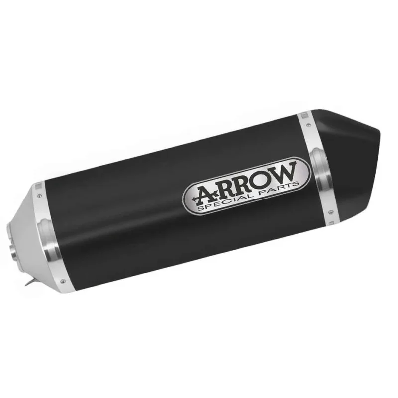 Arrow Race-Tech Dark Aluminum Exhaust with Carby End Cap for Suzuki SV 650 (16-24) Spedizione Gratuita