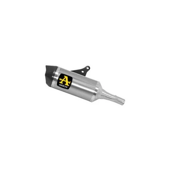 Popolare Arrow Race-Tech Titanium Exhaust with Carby End Cap - Short Version for Honda X-ADV 750 (17-26)
