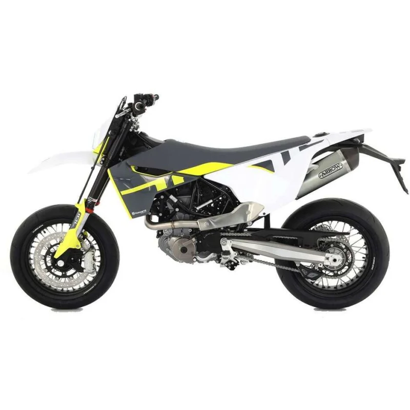 Occasione Imperdibile Arrow Race-Tech Titanium Silencer with Carby End Cap for Husqvarna 701 Enduro/Supermoto