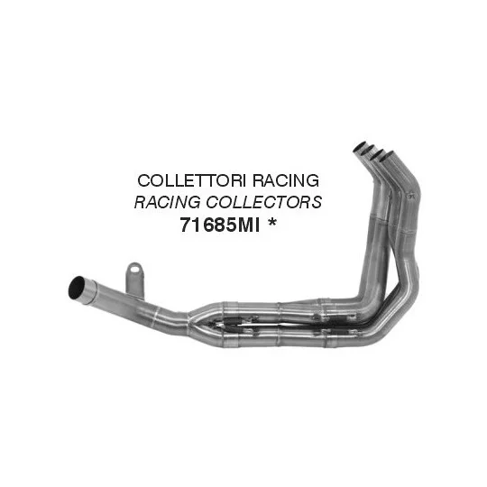 Arrow racing collectors interchangeable with the original ones For Kawasaki Z 900 RS (17-24) Più Venduto