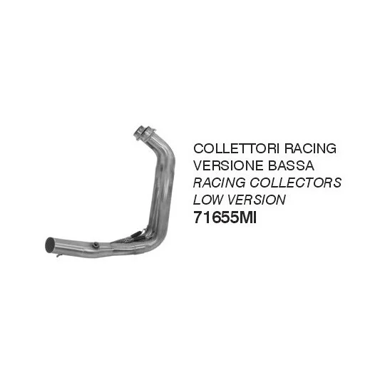 Arrow Racing collectors low version for Thunder silencers For Yamaha MT-07 (14-20) / TRACER 700 (16-19) / TRACER 7 (21-24) Offerta Del Giorno
