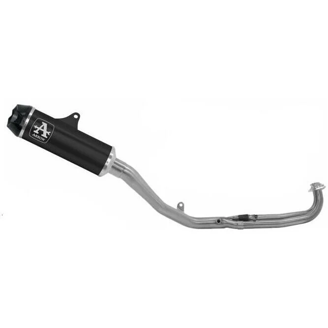 Arrow Racing Complete Exhaust with Indy Race Dark Titanium Silencer for Yamaha TMAX 560 (25) Quantità Limitata