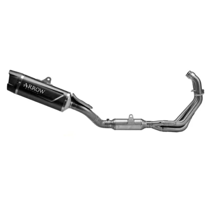 Spedito Oggi Arrow Racing Complete Exhaust with Indy Race EVO Dark Aluminum Silencer for Yamaha MT-09 / MT-09 SP (24-25)