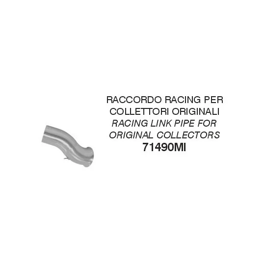 Acquista Ora Arrow racing link pipe for original collectors For Ducati Hypermotard / Hyperstrada (13-18)