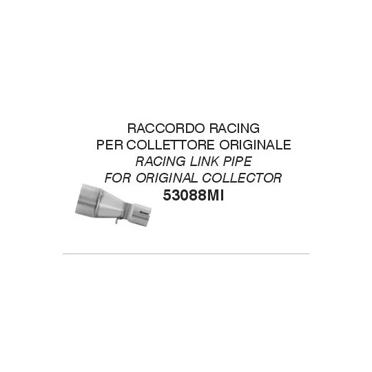 Arrow racing manifold for Urban exhaust for Piaggio Beverly 300 HPE (21-24) Subito Disponibile