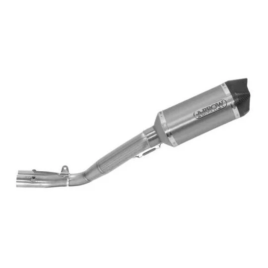 Arrow Racing Mid-Centre Exhaust - Race-Tech Titanium Silencer + 60mm Titanium Link Pipe. For Yamaha YZF R1 (17-24) Esclusivo
