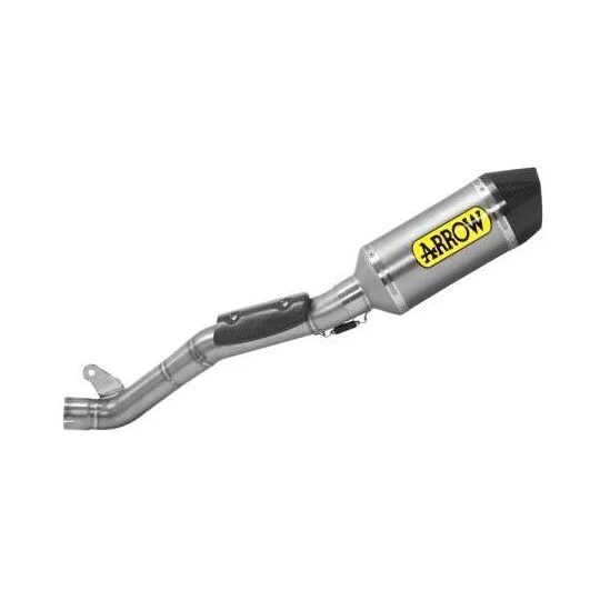 Prezzo Di Fabbrica Arrow racing mid-pipe kit - Race-Tech titanium silencer + 60mm titanium link pipe. For Kawasaki ZX-10R (16-19)
