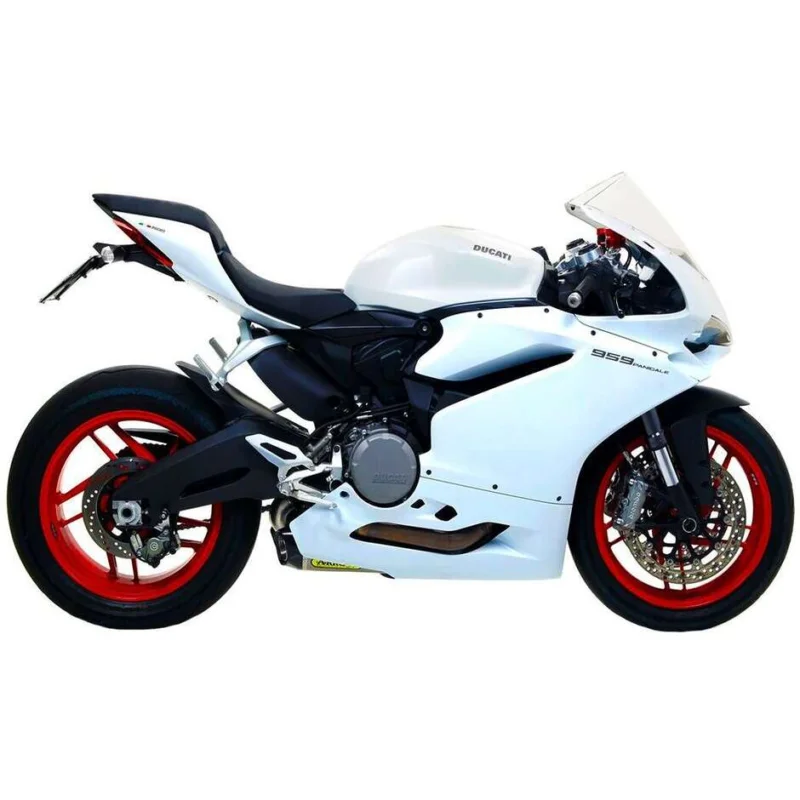 Novità Arrow Racing Works Titanium Silencers (R+L) Carby End Cap Ducati Panigale 959 2016-2019
