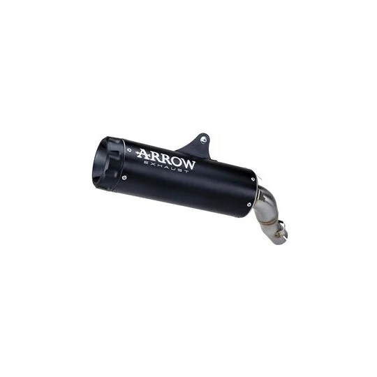 Arrow Rebel Exhaust with Dark Aluminum End Cap for Honda CMX 500 Rebel (20-24) Consegna Rapida