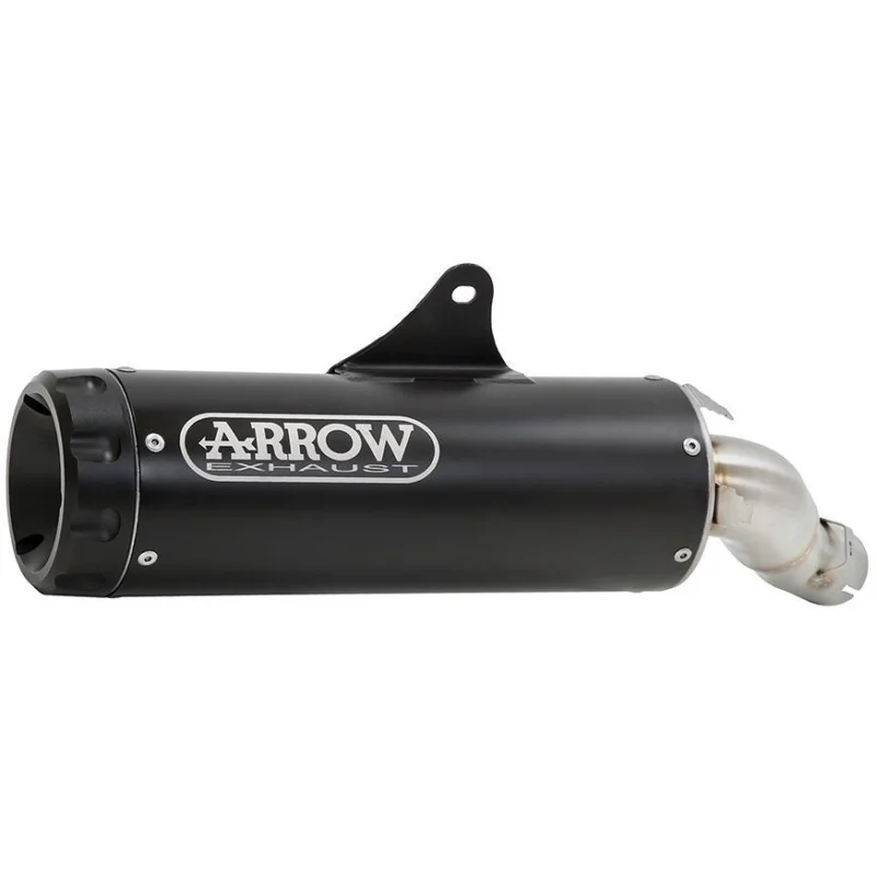 Offerta Del Giorno Arrow Rebel Exhaust with Dark Aluminum End Cap For Honda GB 350 S (25)